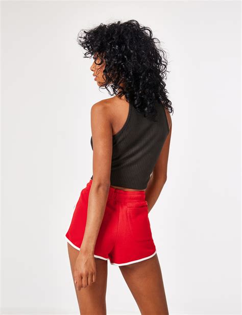 Maybe you would like to learn more about one of these? Short molleton rouge femme • Jennyfer