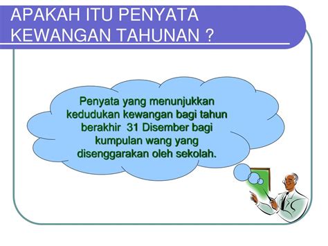 Membuat pengurusan berkaitan kawalan terhadap wang masuk dan keluar. PPT - PENGURUSAN KEWANGAN SEKOLAH PowerPoint Presentation ...