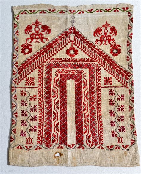 I suppose i am nothing. 1800s Palestinian embroidery with Tyrian dye and traces of ...