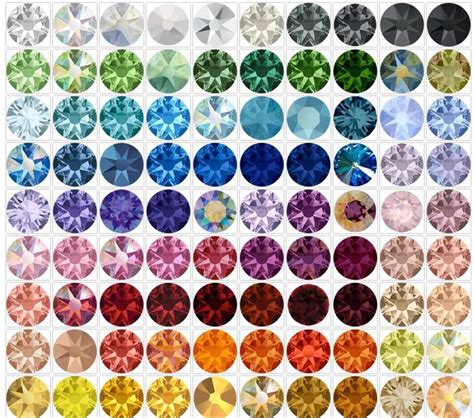 Maybe you would like to learn more about one of these? Interactive Swarovski® Color Chart | Swarovski jewelry ...