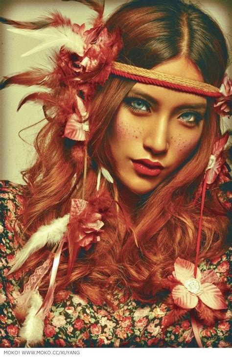 They also have a cousin. beautiful model, red hair | Hippies, Stile eccentrico ...