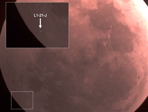 En asia, australia y nueva zelanda no se verá. El meteoroide que impactó en la Luna durante el eclipse ...