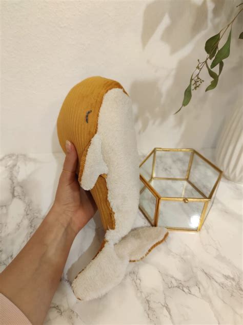 Ob kuschelkissen, schnuffeltuch oder plüschtier, kinder. Wal mit Knisterflosse - Kuscheltier nähen | Kreativina.de