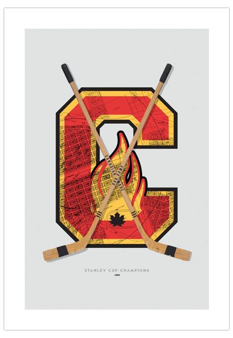 Shelby robinson coordinator, alumni relations: Calgary Flames-Inspired Hockey | Hockey posters, Hockey ...