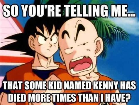 The initial manga, written and illustrated by toriyama, was serialized in weekly shōnen jump from 1984 to 1995, with the 519 individual chapters collected into 42 tankōbon volumes by its publisher shueisha. Funny #dragonballz #krillin Meme | Funny dragon, Dbz memes ...