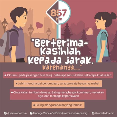 Ganggu hubungan orang menandakan kalau kamu hanya wanita menyedihkan. Hubungan yang terpisah jarak, entah itu saat masih pacaran ...