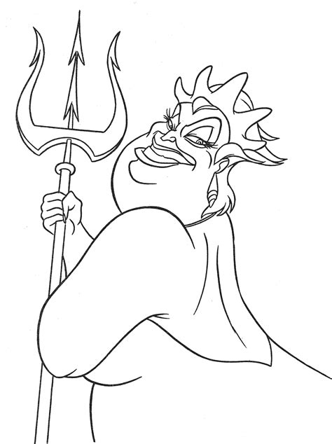 86k this disney villain coloring pages witch ursula for individual and noncommercial use only the copyright belongs to their respective creatures or owners. Walt Disney Coloring Pages - Ursula - Walt Disney ...