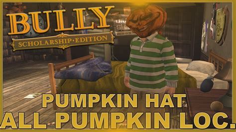 One is found as part of the mission a little help, the others are found during free roam. Bully: Scholarship Edition: ALL PUMPKIN LOCATIONS + TROPHY ...