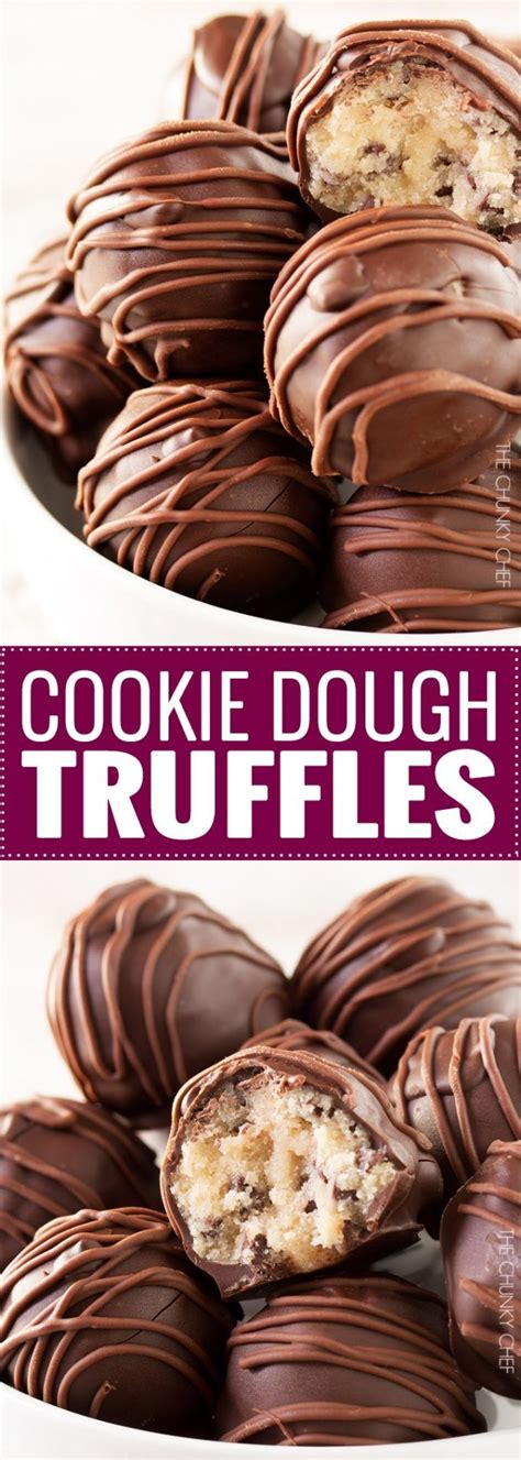 The mousse then gets slowly cooked on the stove top. Triple Chocolate Cookie Dough Truffles | These cookie ...