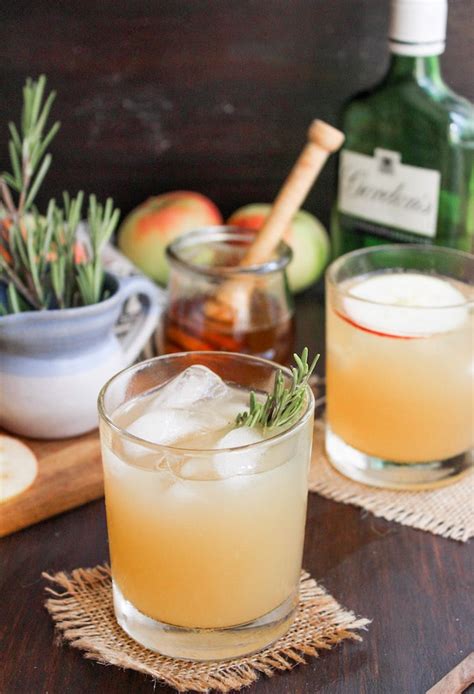 Combine gin, lemon juice, syrup, and 2 sage leaves in a cocktail shaker and stir to dissolve honey syrup. Apple Bees Knees Cocktail | Recipe (With images) | Gin ...