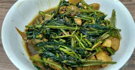 1 bungkus terasi (aku pake terasi abc). Resep Cah Kangkung Baso oleh Marchumah Anggawie - Cookpad