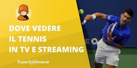 Diretta tennis e risultati tennis live su diretta. Dove vedere il tennis in streaming e diretta tv gratis ...