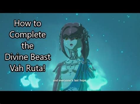 Easy gerudo divine beast vah naboris guide & how to defeat thunderblight ganon please like if this helped you and subscribe. How to Complete the Divine Beast Vah Ruta - Breath of the ...