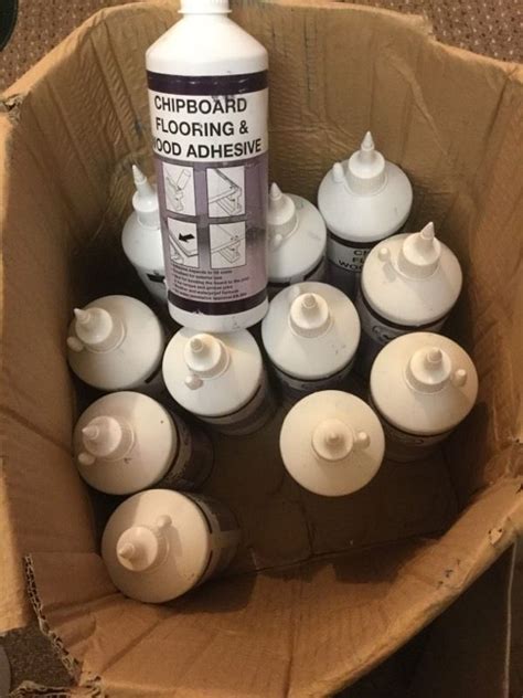 One thing we got wrong when building the barn 5yrs ago was that we didnt glue the chipboard flooring on the first floor. Brand new D4 chipboard flooring & wood adhesive glue loft ...