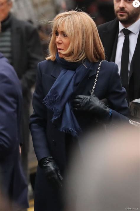 It is a time of heightened personal expression. Brigitte Macron - Arrivées aux obsèques de Michou en l ...