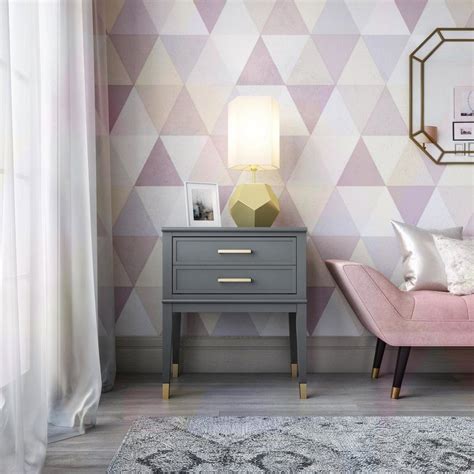 This dresser is accented by trendy gold hardware with six spacious drawers to hold all of your clothes. Westerleigh 1 - Drawer Nightstand | Furniture, Home decor ...
