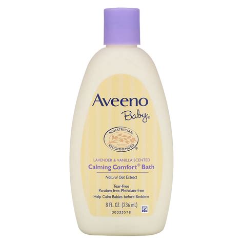 Aveeno baby calming comfort bath features the calming scents of lavender and vanilla. Aveeno Baby Calming Comfort Bath, 236ml - Baby Amore