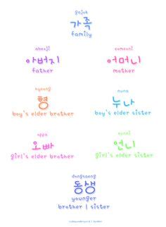 Learn korean online with 1:1 lessons. Older Sister In Hangul. Korean honorifics - Wikipedia