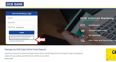 Online debit card application facility is provided in bank's corporate website for the customers who does not have active card. DCB Bank Internet Banking Login, Registration & Password ...