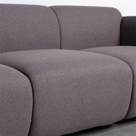 North 4 sitzer sofa mit chaiselongue rechts ocean stoff. Sofa 4-Sitzer- in Textil Brome - themasie.com