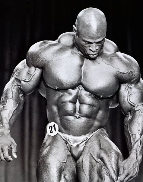 Always big for his age, ronnie tried various sports but excelled at football. six star muscle: Ronnie Coleman posing seminar