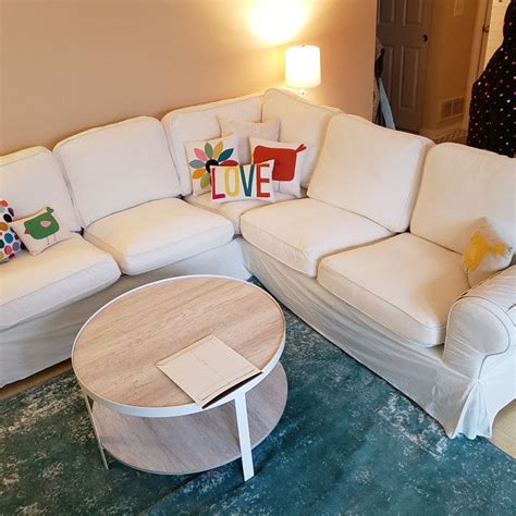 Yes, of course i could just go to ikea & buy one, but i wanted more options. Ektorp Cover, Ikea Ektorp 3 Seat Sofa Cover, Ektorp ...
