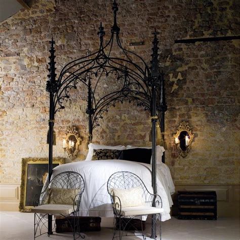 With spring cleaning comes a desire for a refresh of your existing interior decorating. Gothic Victorian bed frame | Modern bedroom decor, Gothic ...