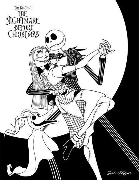 Printable coloring pages of mr. Jack Skellington Coloring Page - Coloring Home