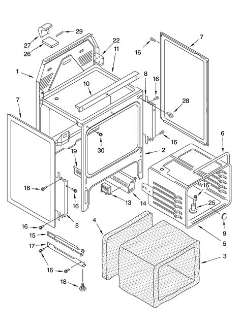 Kitchenaid superba oven error codes. KitchenAid KERC507HBS3 electric range parts | Sears ...