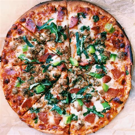 Learn how to make meat lover's pizza. Meat Lovers pizza - Melissa's Healthy Kitchen