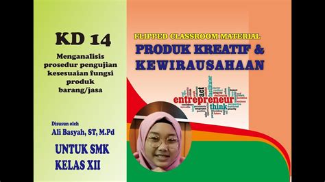 Download buku produk kreatif dan kewirausahaan smk kelas xi pdf guru ilmu sosial. Produk Kreatif dan Kewirausahaan # 14 Kelas XII SMK - YouTube