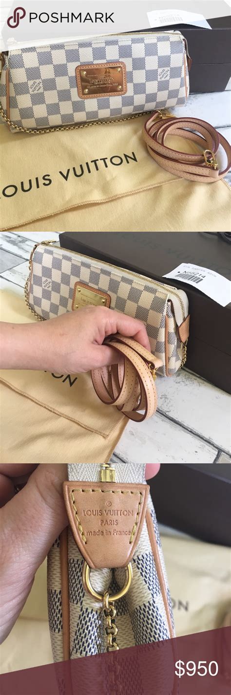 Check spelling or type a new query. Louis Vuitton Eva Damier Azur Purchased brand new by me at ...