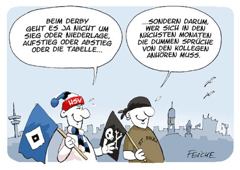 Hier findet ihr alle spiele des hsv in der aktuellen saison sowie die verlinkungen zu den jeweiligen spielberichten. Derby HSV St Pauli 2019 di FEICKE | Sport Cartoon | TOONPOOL