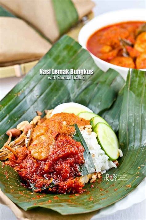 6 on our hot ten list this year. Nasi Lemak Bungkus with Sambal Udang | Recipe | Nasi lemak ...