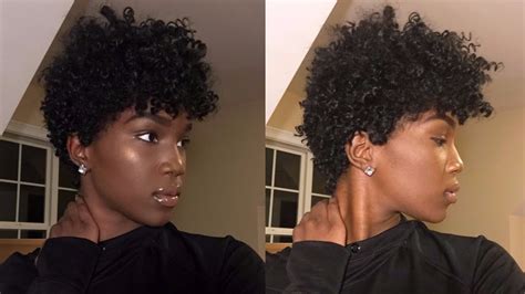 For the normal wig, it was a little bit wavy when i bought it, but right before the lady handed it to me she brushed it and it got straighter which i didnt want. HOW TO: EASY TAPERED CURLY WIG LOOK | TEAIRA - YouTube