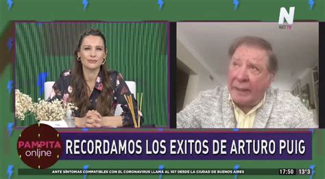 Casado con la actriz selva alemán, tiene dos hijos de su matrimonio anterior. Arturo Puig reveló qué ha sido lo más difícil de la cuarentena