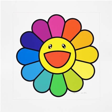 1962) may be famous among collectors for his psychedelic flowers and chaotic cartoons, but artists likely know him as the theorist behind the. Smile On, Rainbow Flower by Takashi Murakami on artnet