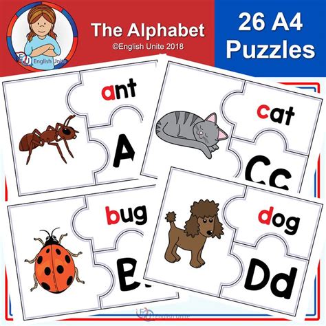 Teach your child to read at home. Alphabet Puzzles | Alphabet puzzles, Alphabet, Phonics