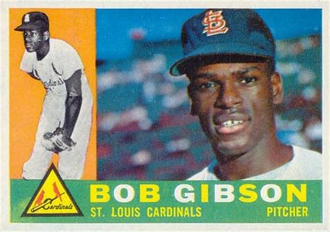 But i sure would like one… while not the most thrilling baseball card to look at, i think that what i like most ab… 1960 Topps Bob Gibson #73 Baseball Card Value Price Guide