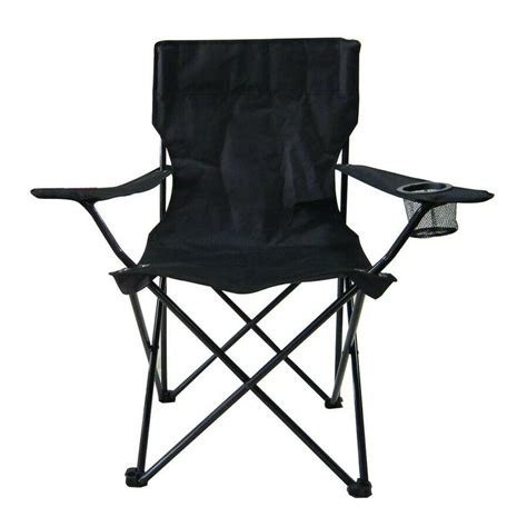 Buy top selling products like travelchair® company larry aluminum folding beach chair in black and picnic at ascot aluminum folding camping chair with side table. Black Folding Bag Chair for Camping Beach Outdoor