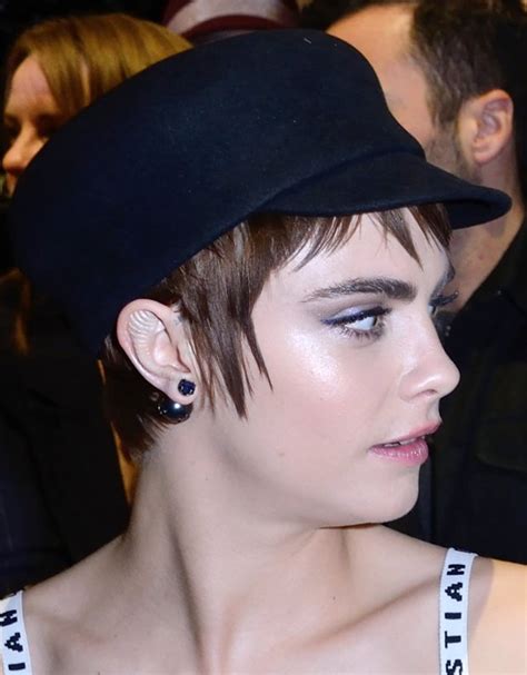 I'm halfway through pixie ear surgery to make my ears pointy. pulling the jar out of her bag, she she said: Cara Delevingne sports extreme ear modification at Paris ...