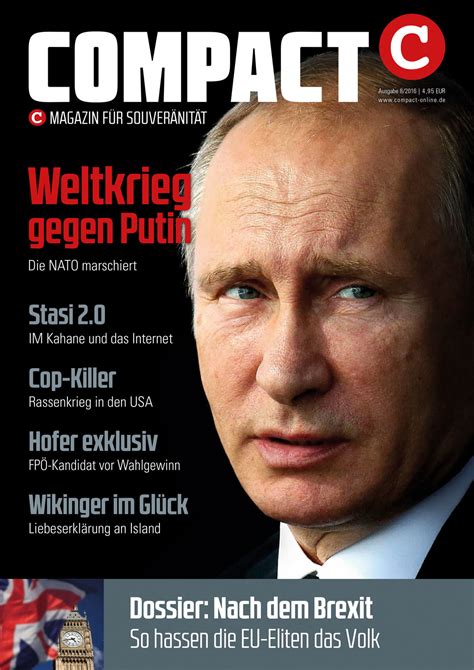Compact Magazin Ausgabe August 2016 - Kiosk - Kopp Verlag