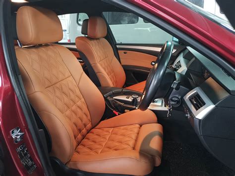 Five star protection against dust, rain, snow, ice, uv, paws, tree sap & bird droppings. BMW E60 M3 Sport 2008 Leather Seat Covers & Upholstery - BMW Leather Seat Distributor