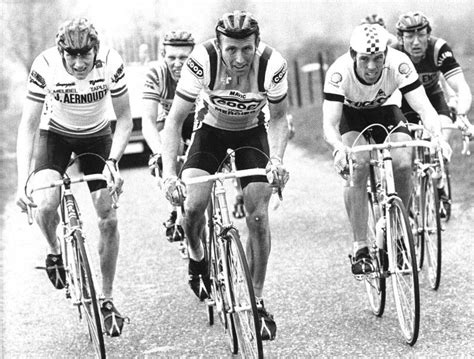 In de eerste 12 jaar van zijn loopbaan was hij een wegrenner. Adrie van der Poel, Joop Zoetemelk, Phil Anderson et Jan ...