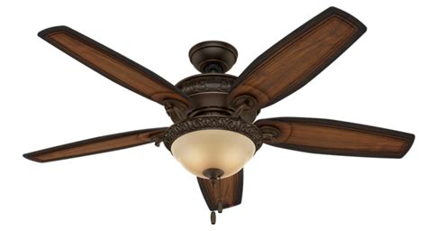 Victorian ceiling fans showcase many of the fine details of the victorian era. 54" Bronze/Brown Ceiling Fan | Claymore 54014 | Hunter Fan