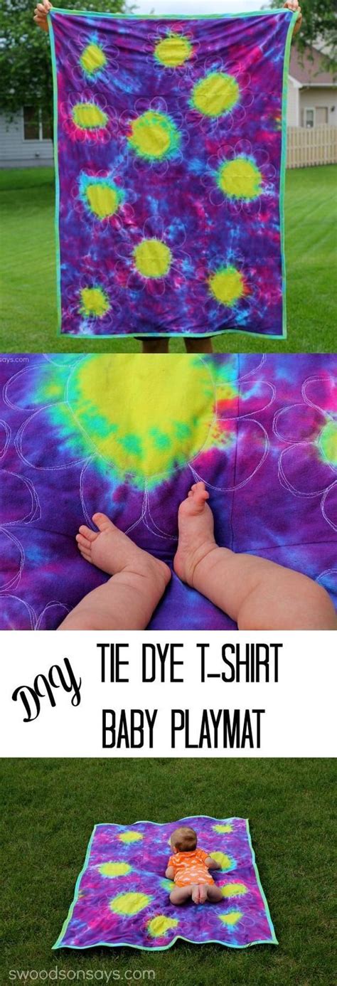 My recommendation is to go to the fabric store and ask the attendant to cut the fleece to the dimensions you want. Sunburst Technique - A Tie Dye Baby Mat Tutorial | Tie dye ...