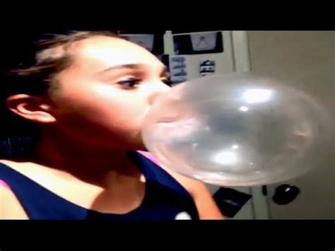 Please like and follow the page to watch new videos every day. blowing a big sticky bubble gum bubbles - YouTube