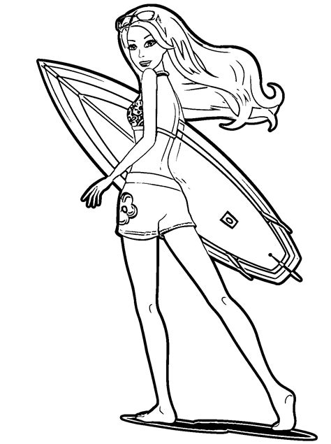 Barbie coloring pages for girls offer you a great collection of various fashionable images suiting every taste. Barbie Coloring Pages | Free download on ClipArtMag