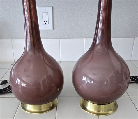 Get the best deals on purple lamps. Pair of Purple Cased Murano Glass Lamps For Sale at 1stdibs