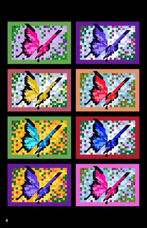 Butterfly Quilt Pattern Picture Quilt Pattern Baby Quilt Pattern Wall Quilt Art Quilt Pattern ...